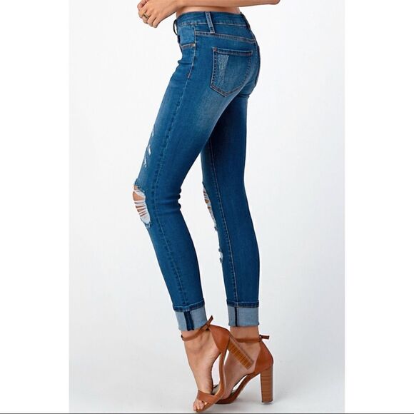 Distressed Skinny Jeans - Picture 5 of 6